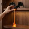 Creative Home Interior Decor Fire-breathing Dragon Figurine, Durable PLA Flying Book Stopper, Halloween Decoration 3D Print Fantasy Ornament