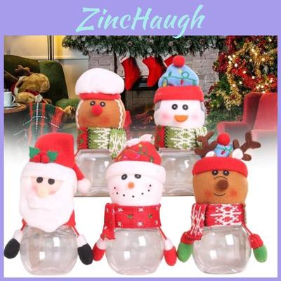 Adorable Christmas Hanging Candy Jar With Santa Claus Design Perfect For Kids Gifts