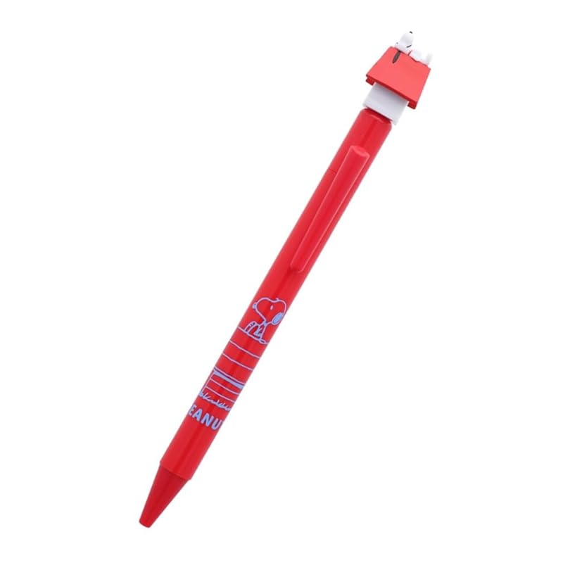 

sunstar stationery snoopy oil ballpoint pen With mascot dog house S4654285