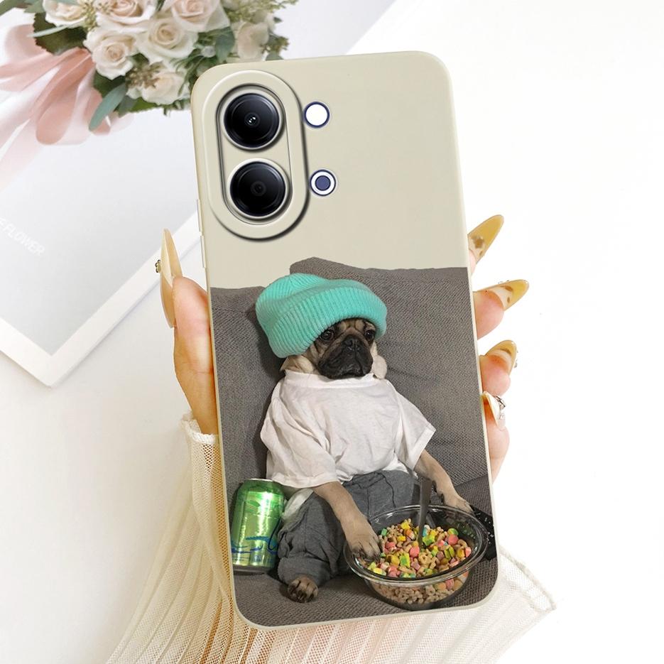 For Vivo Y05 4G Case Cute Dog Panda Cartoon Cover Shockproof Soft TPU Phone Case For Vivo Y11d Y 05 VivoY05 VivoY11d Fundas Bags