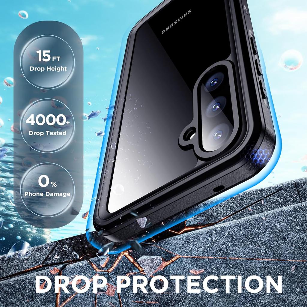 Per Samsung A15 A25 A35 A55 A17 A37 A57 A16 A26 A36 A56 5G Custodia Impermeabile IP68 Subacquea Antipolvere Antiurto Copertura Protettiva