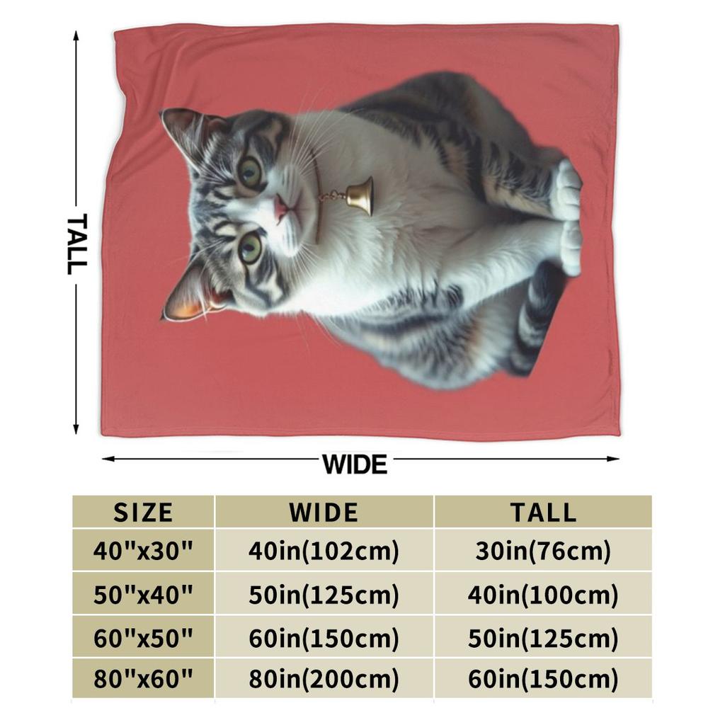 Bell The Cat Custom Soft Gift An UltraSoft Micro Fleece Blanket