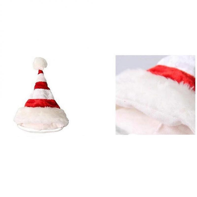 Christmas Dog Hat Pet Adorable Cap for 2Pcs Festive Accessory Set