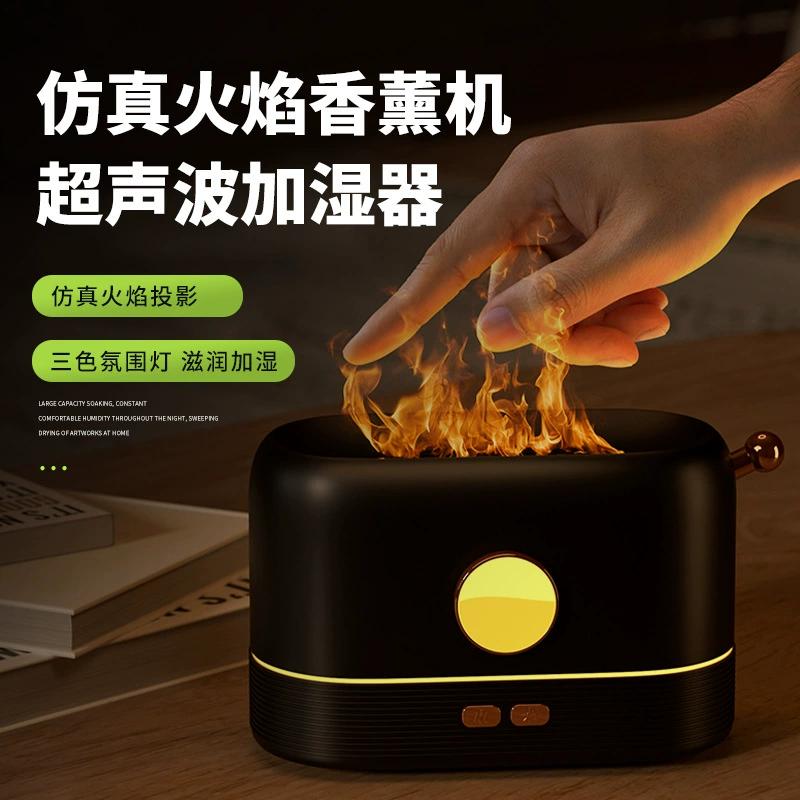 Aroma Diffuser Air Humidifier Ultrasonic Cool Mist Maker Air Freshener Fogger Led Essential Oil Flame Lamp Difuser Atom