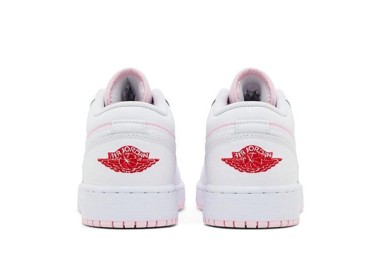 Jordan 1 Low Pink Foam Fire Red White (GS)