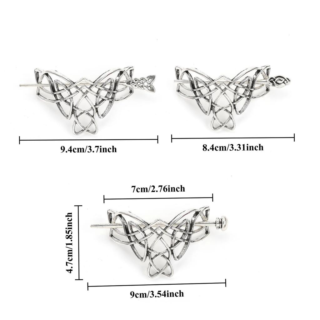 Viking Retro Celtic Knot Hairpin: Versatile Norwegian Style Party Accessory