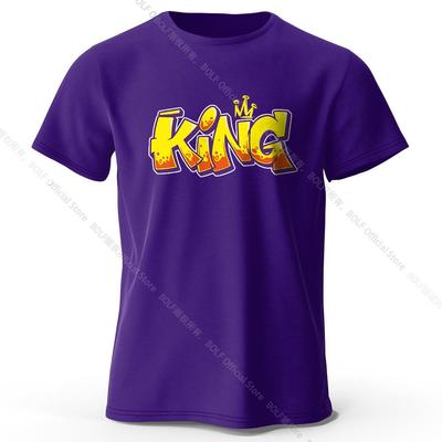 Men's Printed T-Shirt 100% Cotton Oversized Royal Graphic Tees for Women Summer Tops Premium Streetwear