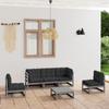 Day and Night - Day and Night Garden Furniture Set 6 Pieces and Cushions Solid Pine Wood
