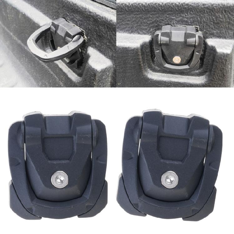 Multipurpose Nylon Hook for Truck Bed Liner, Convenient Load Securing Trunk Mat Fastening Efficient Cargo Management 2x