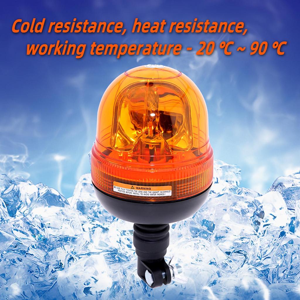 Rotating Strobe Light for Engineering and Agricultural Vehicles