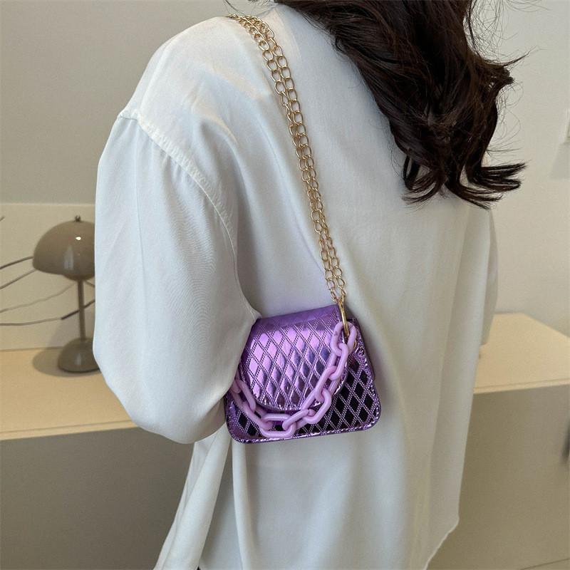 Chic Mini Bag With Quilted Design And Stylish Chain Strap For Everyday Use