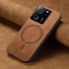 For Xiaomi 14T Pro 14 T Case for Magsafe Magnetic  Leather Back Cover for Xiaomi 14 Ultra Mi14T Pro 13T 15 Ultra 5G Shell
