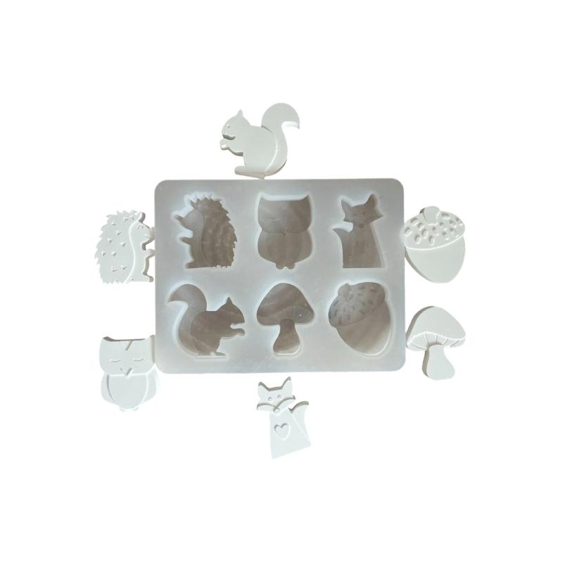 

6 Cavities Animal Silicone Candle Molds for Candle Soap Epoxy Resin Multipurpose Silicone Mould for Home Decoration 1