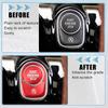 uxcell Engine Start Stop Button Cover Kit Push Start Button Trim Sticker for Mercedes
