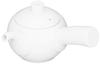 Hakusan Porcelain Round Small Teapot, Right-Handed, White Porcelain, Approx. 9.5 X 9cm, 280ml, Made In Japan by Marco, Hasami Ware
