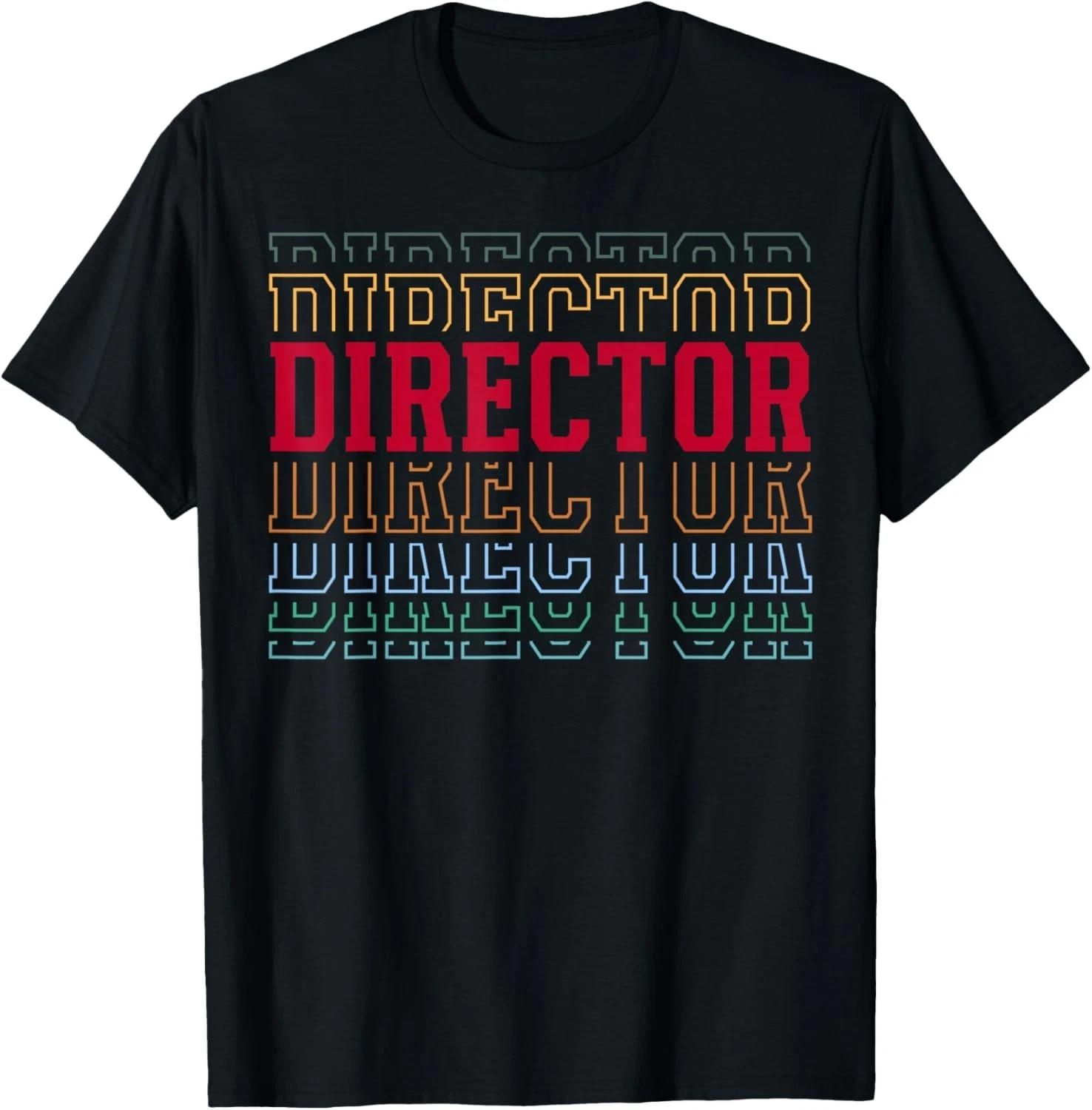 Director Funny Retro Layered Text Directing Men Women Gift Unisex T-Shirt S