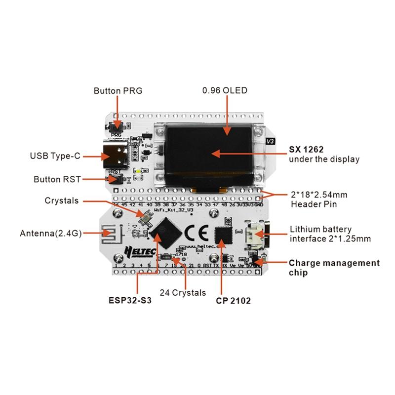 A95I-Wifi Kit 32 Is Compatible With Iot Development Board ESP32 Chip And Supports Bluetooth OLED Wireless