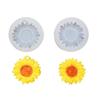 Sunflower Soap Mold Diy Chrysanthemum Aromatherapy Candle Silicone Mold Gypsum Hanging Mold Chocolate Cake Decoration