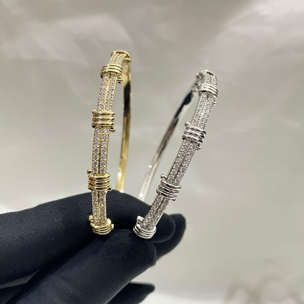 Zircon Fashion Versatile Simple Men's and Women's Light Luxury Hand Accessories New Bracelet