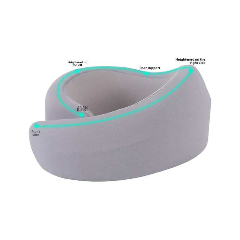 U-shaped Pillow Anti-bow Three-dimensional Neck Cover Neck Tilt Correction Latex Pillow Business Trip Flight High-speed Rail Nap Artifact