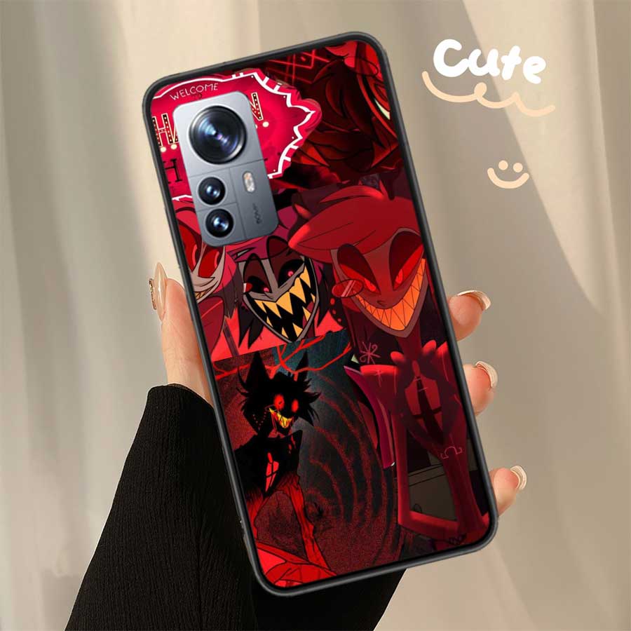 Anime H-Hazbin-H-Hotel Phone Case For Xiaomi 14 F7 Ultra Mi 15 Poco M6 M5S F6 F5 F3 X7 X6 X5 X3 11T 10T Pro 11 Lite Cover Coque