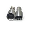 Double Wall Bevel Thickness 1.2mm Stainless Steel Vehicle Refitting Universal Exhaust Tip Car Muffler Tail Throat Modification