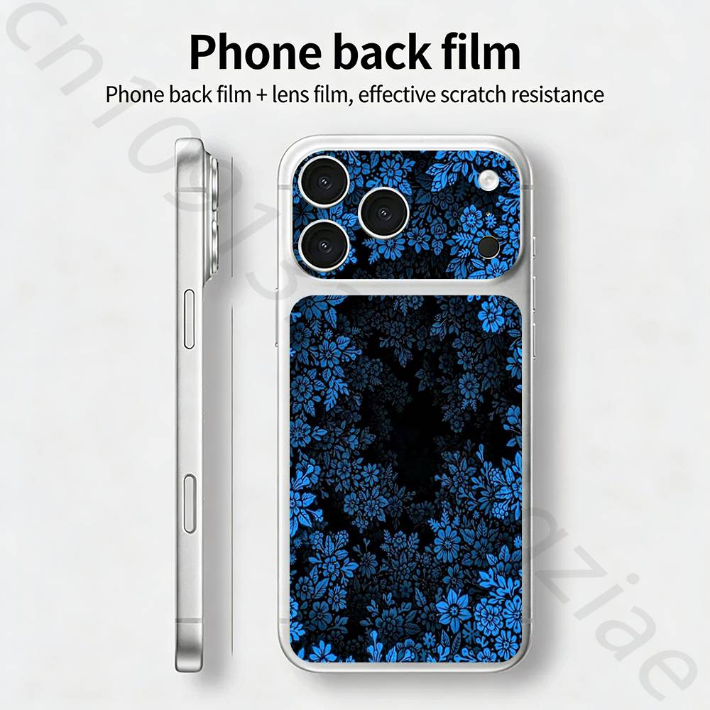flower TICKET Decal Skin Wrap for iPhone 17 Pro/Pro max Protective Film for Back, Frame, Camera
