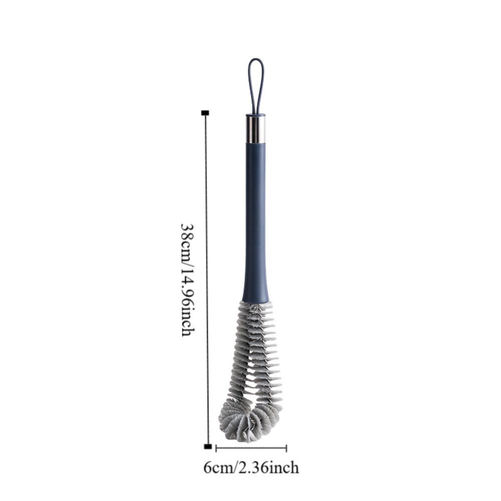 Portable Milk Bottle Brush Multi-functional Cup Scrubber Convenient Glass Cup Washing Brush  Home