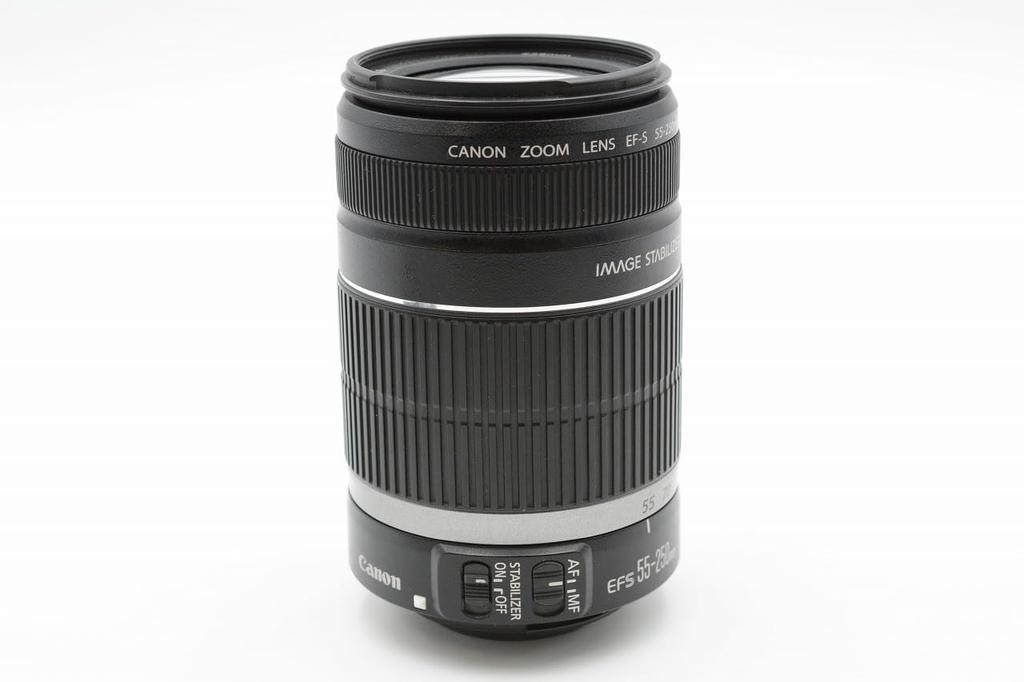 Canon IS telephoto compatible with EF-S55-250mm F4-5.6 lens, APS-C sensors.