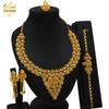ANIID Indian Tassel 24K Gold Color Necklace Set Nigerian Party Bridal Wedding Ethiopian Luxury Dubai Jewelry Set Wholesale New