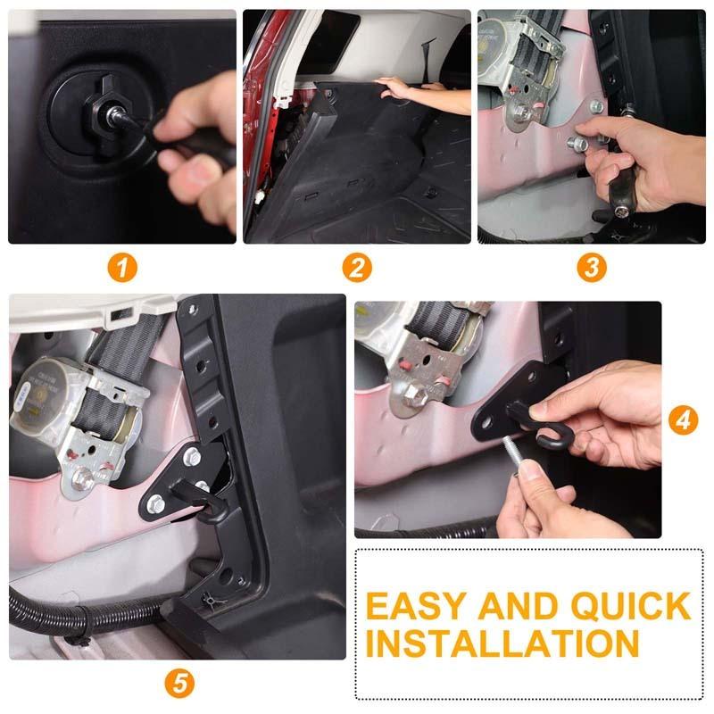 For Toyota FJ Cruiser 2007- Aluminum Alloy Car Rear Seat Backrest Adjustment Bracket Accessories Car Modification