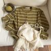 The Pink Women Loose Fit Stripe Cardigan