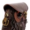 Womens Cartoon Owl Shoulder Bag Girls PU Leather Crossbody Bag Cute Coin Purse Medieval Messenger Bag for Daily Travel