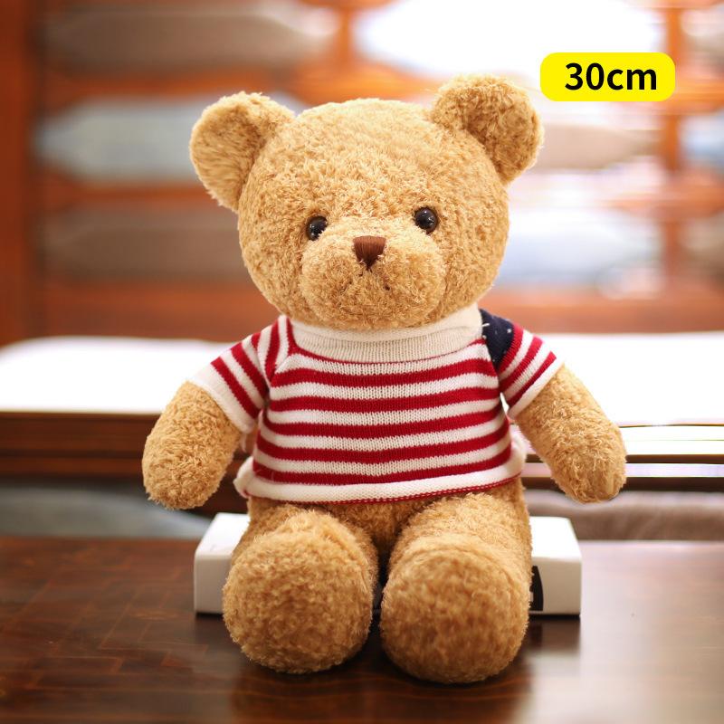 

30см Милая мультяшная кукла-мишка в платье, плюшевая игрушка, подарок для мероприятия компании 30cm