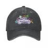 Cappellini da Baseball Smiling Critters e MevaK Denim Vintage Usurato Lavato Cappellino da Sole Catnap WoUnisex WoWoUnisex Attività all'Aperto Regolabile