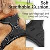 Dog Harness No-Pull Service Vest with Reflective Adjustable Soft Padded Comfortable for Outdoor Easy Walking No Choke for Pets