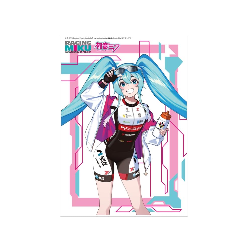 

Гоночная Мику 2024 JCL TEAM UKYO Support Ver. Визуальная акриловая пластина