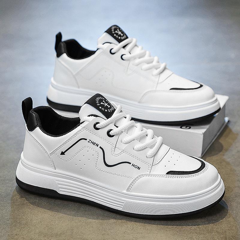 Shoes men's summer new national dopamine low-top thick baseplate shoes men's wear-resistant casual men's shoes