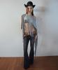 SCULPTOR Whiskered Bootcut Denim Washed Gray