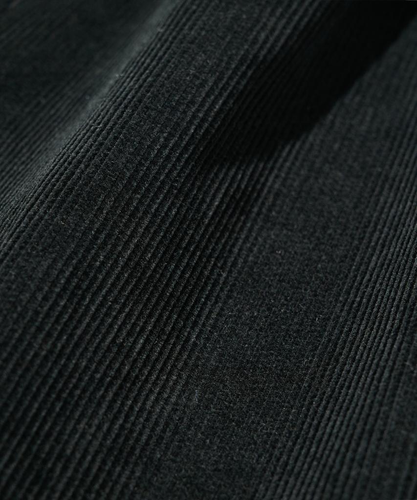 ROIDESROIS Warm Day Corduroy Half Pants (Black)