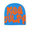 Unisex 100% Acrylic Autumn Winter Custom Jacquard Logo Knitted Beanie Hat Hip Hop Style One Size Fits All