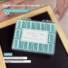 Compartment Nail Art Storage Box 24/36/48Grids Nail Decoration Box  for Nail Art Decorations