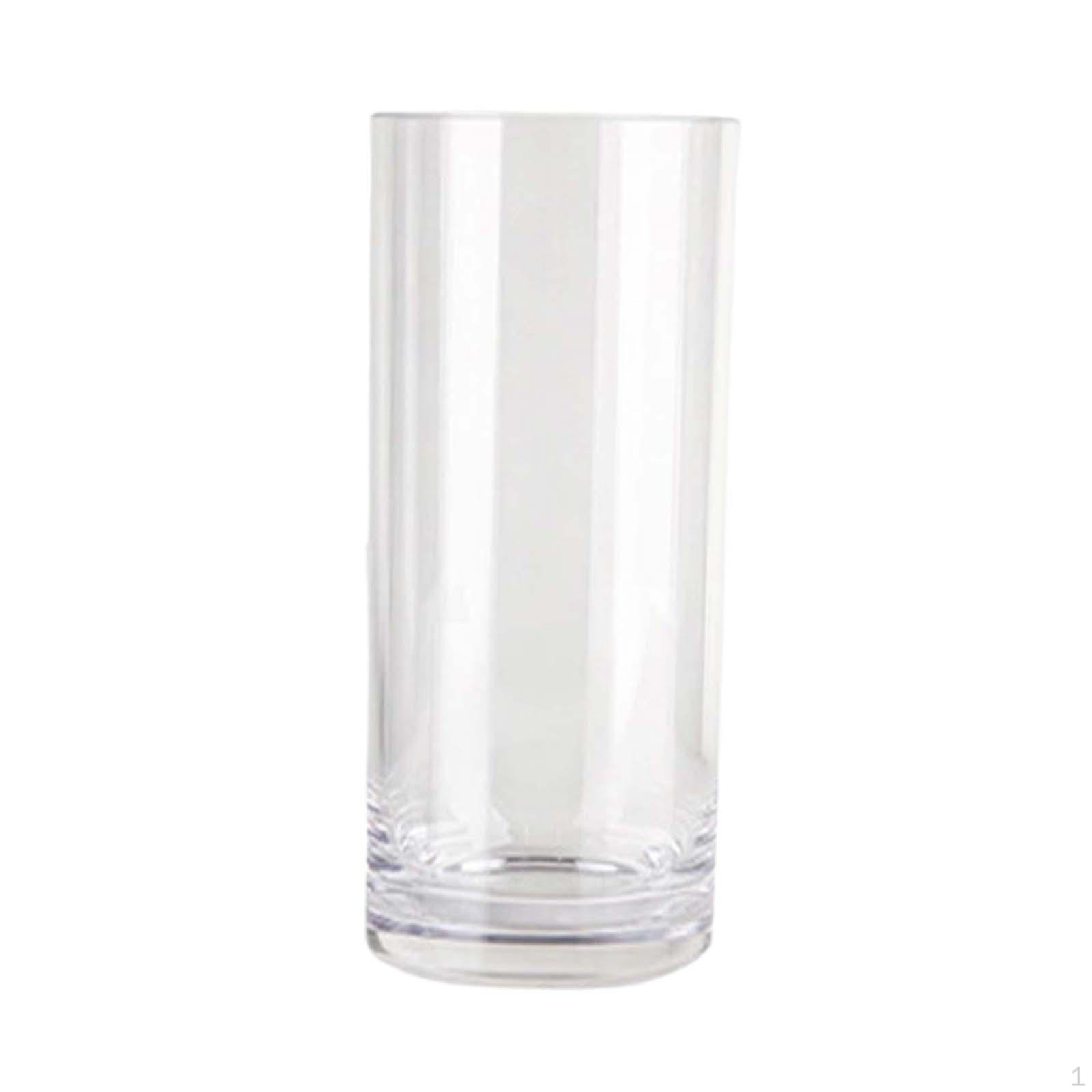 Acrylic Cylinder Vase, Tall Flower Vase Plant Pot Holder Decors Floral Arrangements Minimalist for