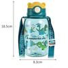 650ml Cute Kids Water Bottle With Straw Free BPA Leakproof Outdoor Portable Childrens Cups School Water Bottle for Children Milk