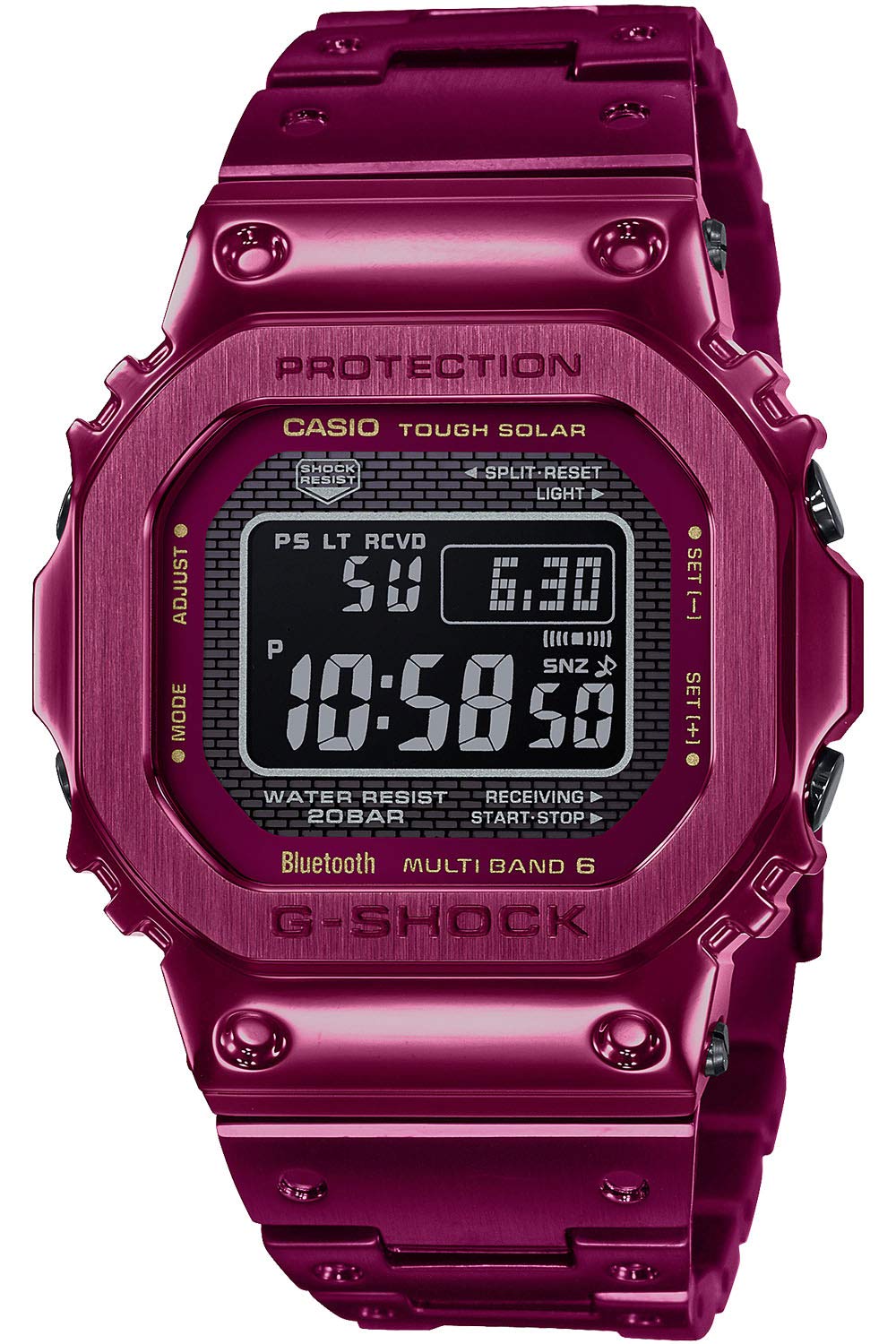 

Bluetooth-радіо годинник Solar Red [Casio] G-Shock GMW-B5000RD-4JF для чоловіків