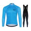 Long Sleeve Cycling Jersey Set Unisex Mountain Road Bike Quick Dry Sportswear