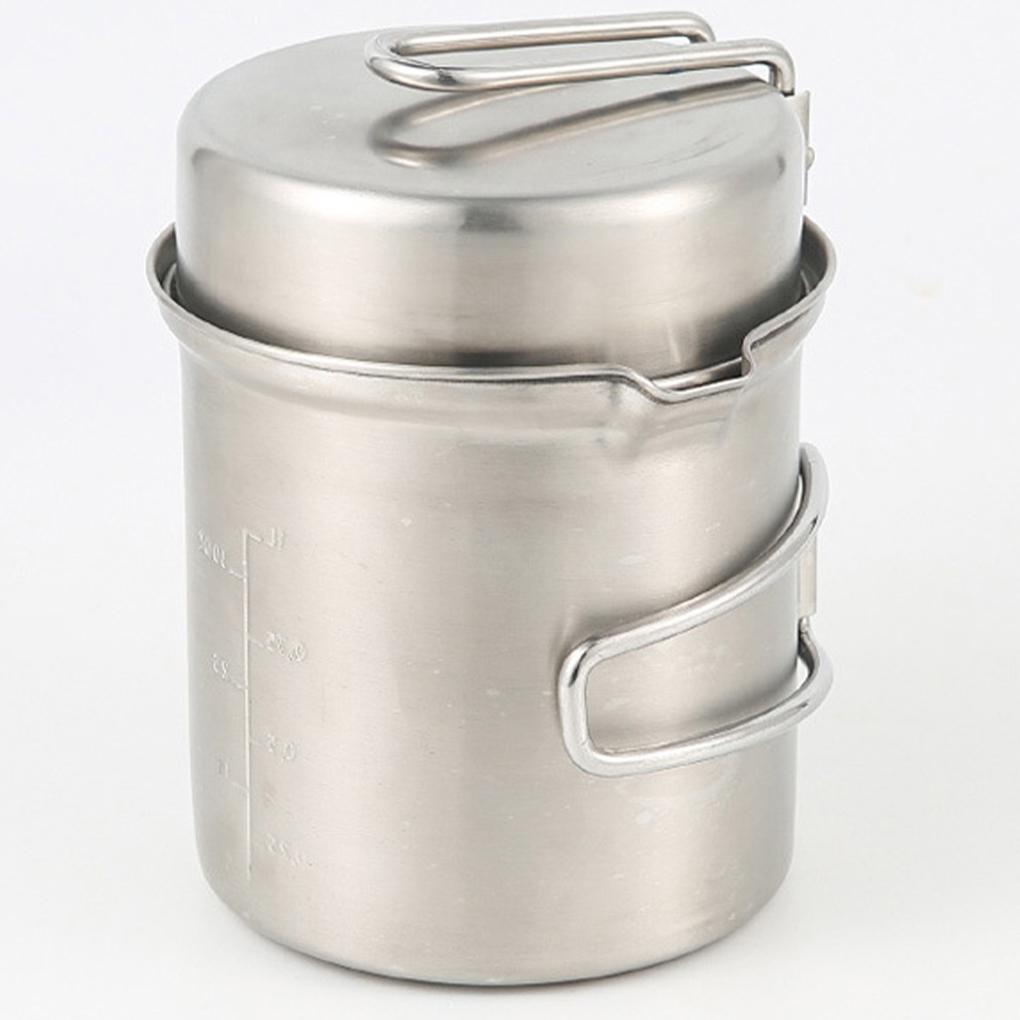 Windproof Stove Pot Set For Easy Operation And Durability High Temperature Resistant Stainless Steel