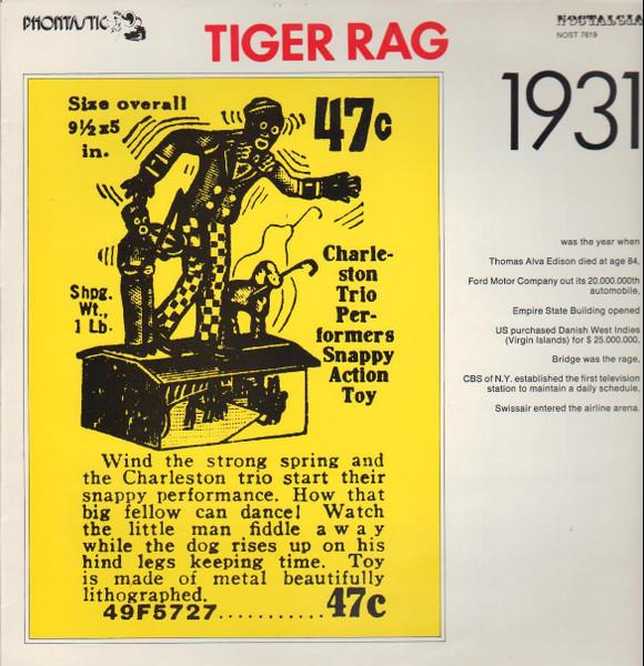 

LP Record VARIOUS - Tiger Rag 1931 NOST7619 Phontastic 1981 UK Jazz Used