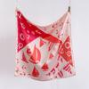 New nautical anchor simulation silk high-end large square scarf silk scarf printed shawl decorative scarf sunscreen headscarf scarf