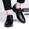 Luxury Brand Men Genuine Leather Business Dress Shoes Fashion Casual Tooling Derby Shoes Fashion Outdoor Walking  Oxford Shoes